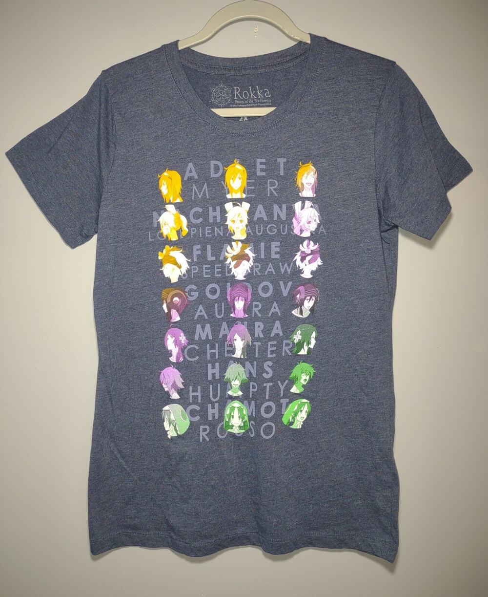 Rokka Graphic Short Sleeve Crew Neck Braves of the Six Flowers Kids 2XL